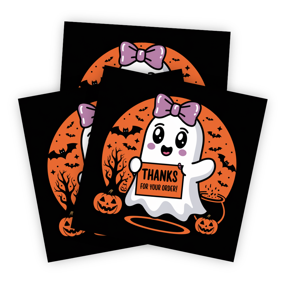 Halloween stickers, Pumpkin stickers, Bat stickers, Halloween thank you, Halloween decor, Fall stickers, Spooky stickers, Autumn stickers, Trick or treat, Halloween party, Halloween gift, Halloween crafts, Halloween packaging, Thank you sticker, Halloween vibes, Halloween aesthetics, Seasonal stickers, Holiday stickers, Cute Halloween, Halloween stationery, Cute Ghost stickers, Halloween theme, Scary cute, Ghost Stickers, Tombstone Stickers, Halloween Stickers, Thanks for your order Stickers