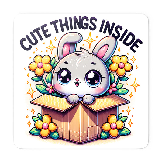 Cute Things Inside Easter Bunny Sticker