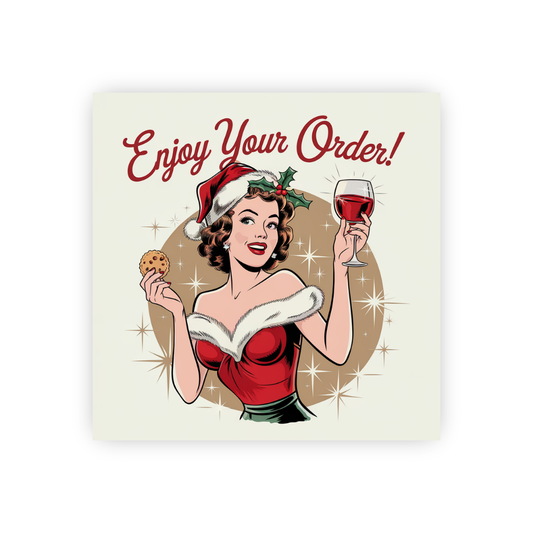 Christmas Sticker, Enjoy Your Order, Holiday Sticker, Customer Thank You Sticker, Festive Sticker, Xmas Sticker, Holiday Packaging, Christmas Decor, Thank You Sticker, Seasonal Sticker, Holiday Gift, Christmas Order Sticker, Festive Holiday, Thank You Label, Holiday Season, Christmas Gift, Customer Appreciation, Holiday Packaging Sticker, Christmas Thank You, Christmas Embellishment, Christmas Crafts, Holiday Party Favor, Christmas Labels, Christmas Wrapping, Cute Holiday Sticker, Christmas Card Sticker