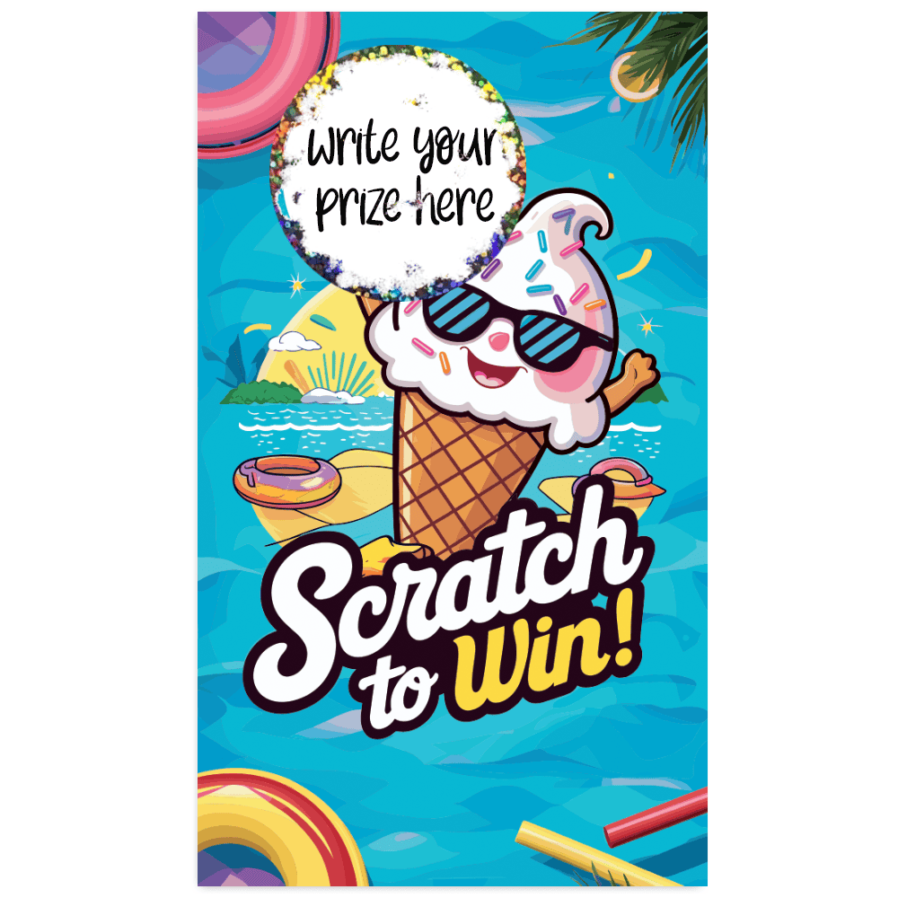 cool prizes scratch off card, ice cream fun scratch off card, summer rewards scratch off card, ice cream novelties scratch off card, summer scratchers scratch off card, summer fun cards scratch off card, ice cream desserts scratch off card, summer excitement scratch off card, ice cream treats scratch off card, summer enjoyment scratch off card, ice cream delights scratch off card, summer thrills scratch off card, ice cream specialties scratch off card