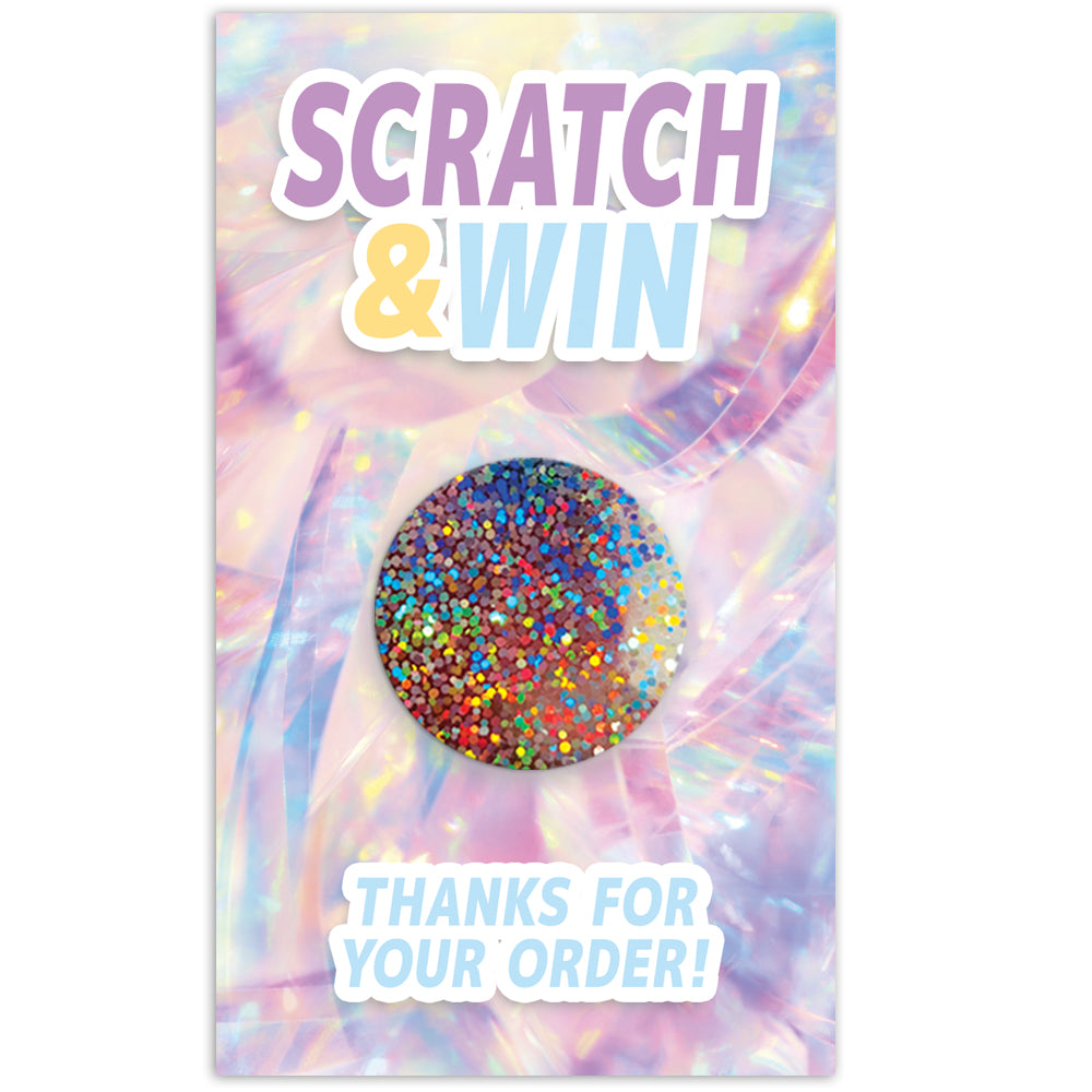 Rainbow Scratch Off Card