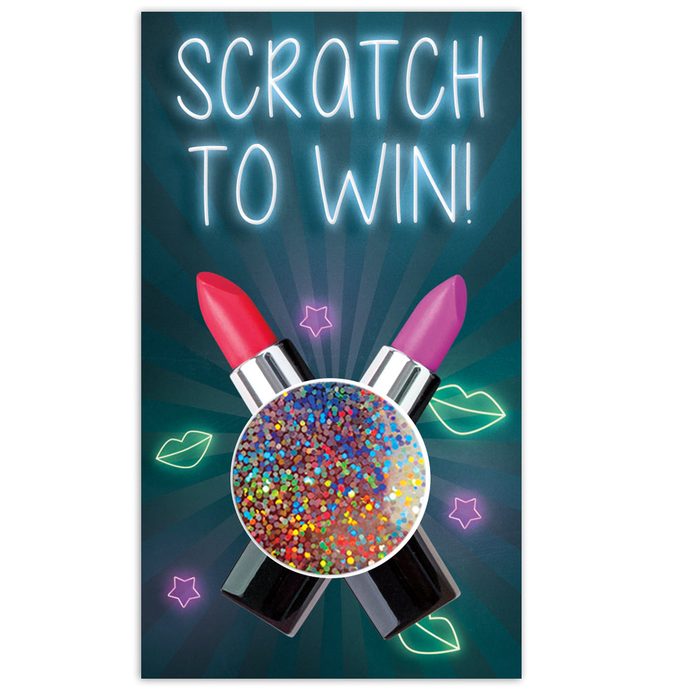 Lipstick Beauty Lipsense Senegence Scratch Off Card