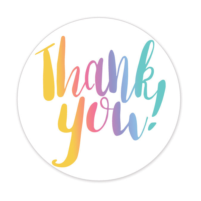 Thank You Sticker