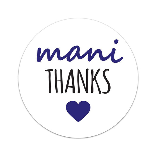 Color Street Mani Thanks Sticker