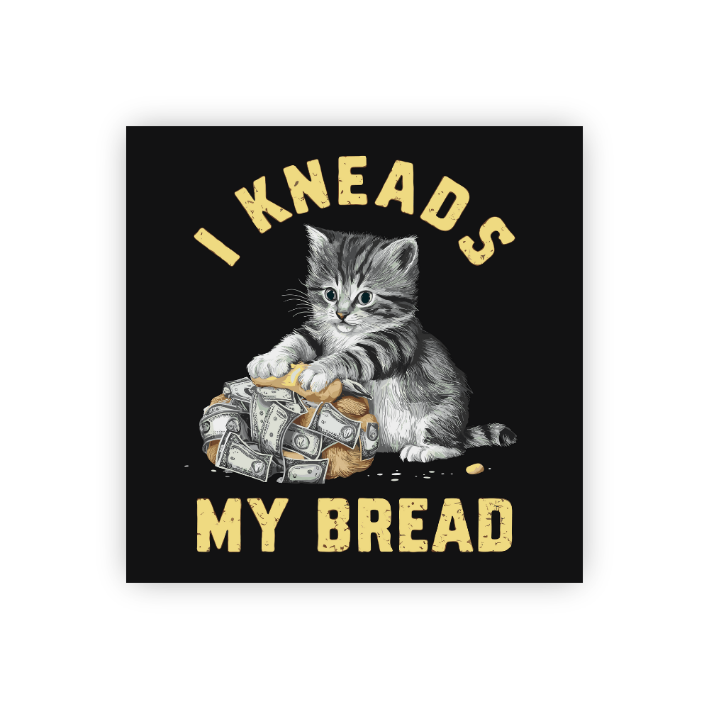 Funny cat sticker, Cat kneading sticker, I kneads my bread sticker, Cute cat sticker, Cat bread sticker, Kneading cat sticker, Cat lover sticker, Cat humor sticker, Cat meme sticker, Bread cat sticker, Cat purring sticker, Cat paws sticker, Cat and bread sticker, Cat decal, Cat vinyl sticker, Kneading paws sticker, Funny pet sticker, Cat gift sticker, Cat bread meme, Cat bakery sticker, Cat knead sticker, Cat cute sticker, Cat baking sticker, Cat bread lover, Cat sticker for laptop