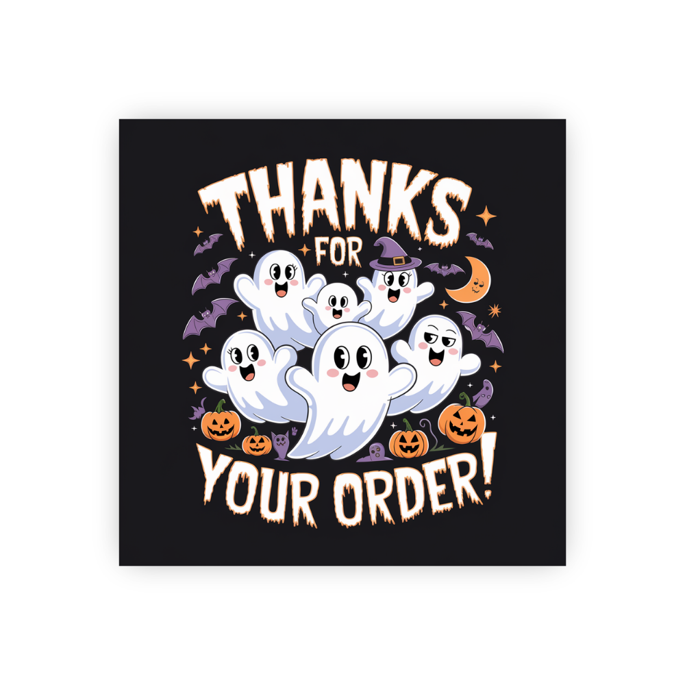 Halloween stickers, Pumpkin stickers, Bat stickers, Halloween thank you, Halloween decor, Fall stickers, Spooky stickers, Autumn stickers, Trick or treat, Halloween party, Halloween gift, Halloween crafts, Halloween packaging, Thank you sticker, Halloween vibes, Halloween aesthetics, Seasonal stickers, Holiday stickers, Cute Halloween, Halloween stationery, Witchy stickers, Halloween theme, Scary cute, Ghost Stickers, Tombstone Stickers, Halloween Stickers, Thanks for your order Stickers