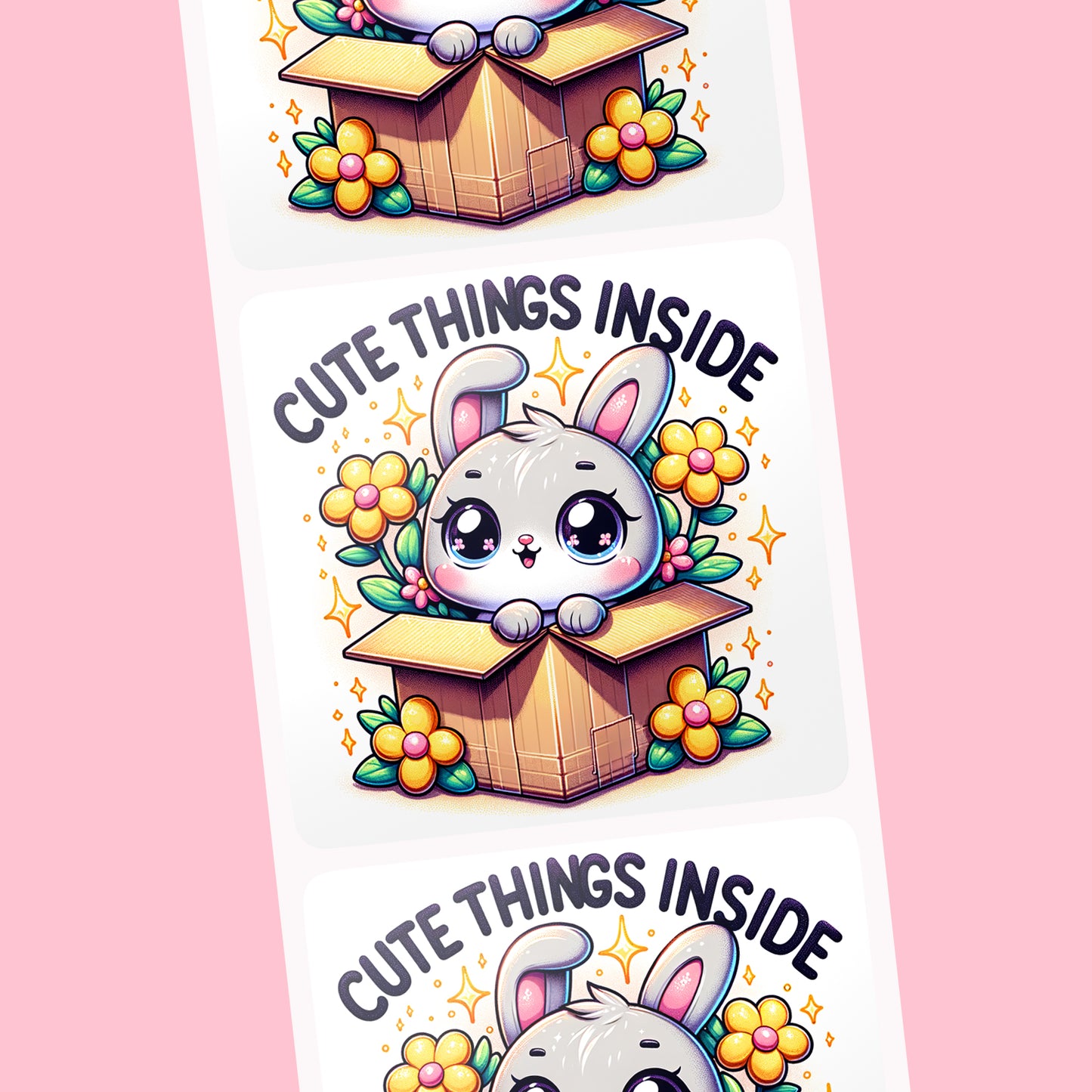 Cute Things Inside Easter Bunny Sticker
