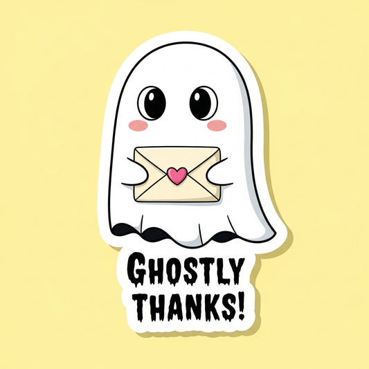 halloween ghost sticker, ghost thanks sticker, halloween mail sticker, halloween envelope sticker, halloween thank you sticker, ghost mail sticker, spooky ghost sticker, kawaii ghost sticker, halloween packaging sticker, halloween happy mail sticker, halloween small business sticker, halloween customer thank you sticker, halloween order sticker, ghost vinyl sticker, ghost laptop sticker, ghost water bottle sticker, ghost planner sticker, ghost notebook sticker, halloween ghost art, halloween doodle sticker