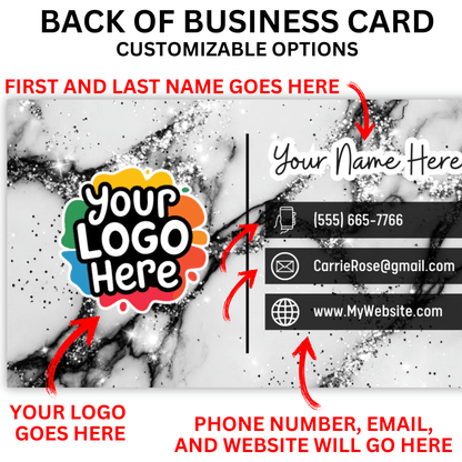 custom marble business cards for nail stylists, personalized marble nail tech cards, white black and silver nail technician business cards, luxury marble nail salon cards, elegant marble business cards for nail stylists, marble nail artist branding cards, chic marble nail tech cards, modern marble nail stylist cards, stylish marble nail salon cards, trendy marble business cards for nail stylists, premium marble nail tech cards, marble manicure business cards, custom pedicure business cards in marble, artist