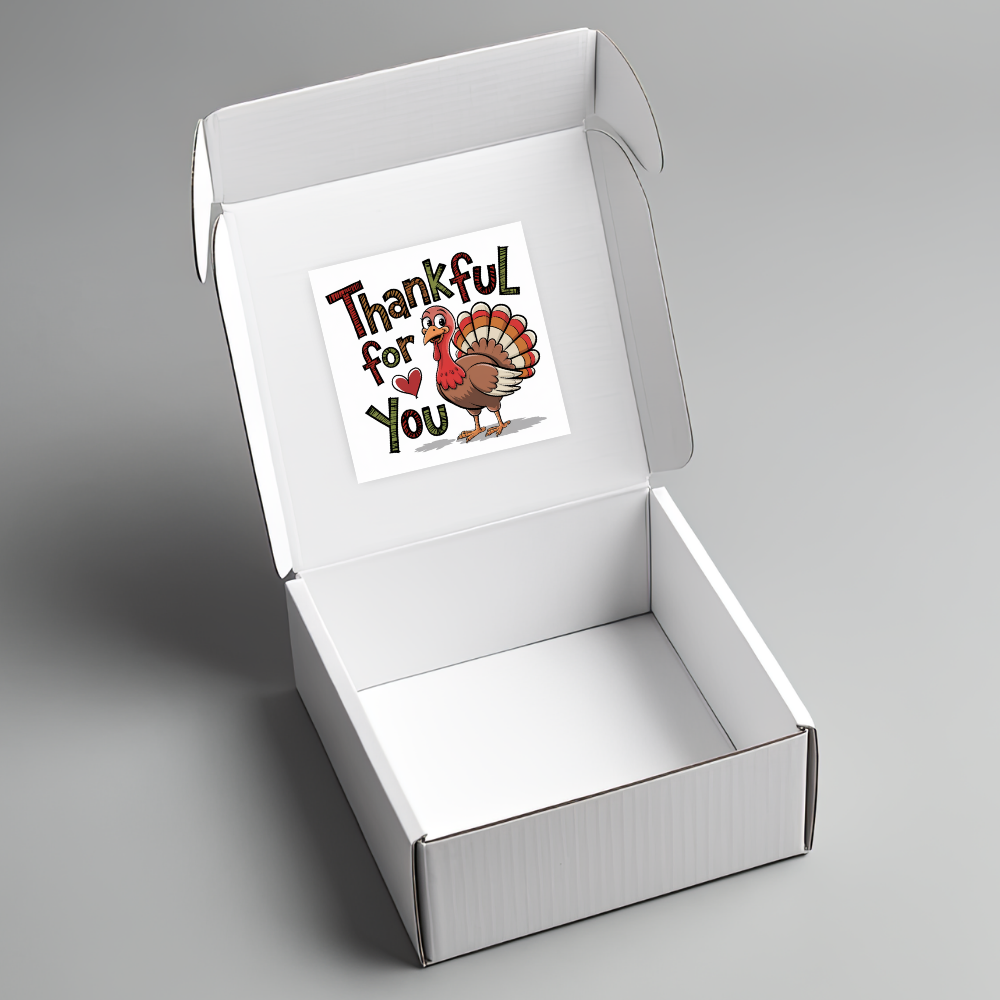 Cute turkey sticker, Thankful for you sticker, Thanksgiving sticker, Turkey thank you sticker, Fall gratitude sticker, Thanksgiving gift sticker, Autumn thank you, Thanksgiving decor sticker, Thankful turkey, Harvest season sticker, Cute Thanksgiving sticker, Turkey illustration, Fall turkey sticker, Thankful message, Thanksgiving party favor, Thankful for you gift, Turkey sticker for kids, Thanksgiving appreciation, Fall thankfulness, Festive turkey, Autumn gratitude sticker, Thanksgiving label, Turkey day