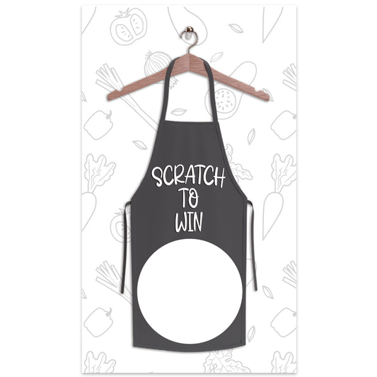 Cooking and Food Apron Scratch Off Card