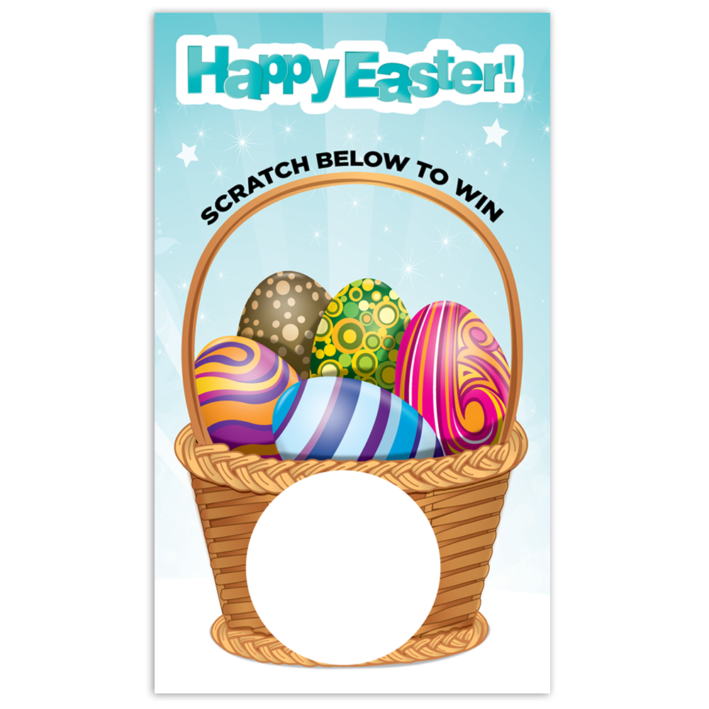 Happy Easter Eggs Scratch Card