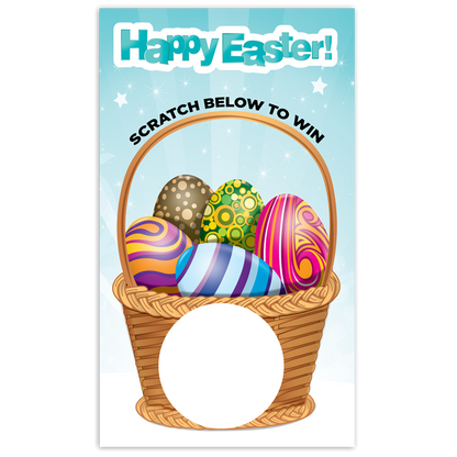 Happy Easter Eggs Scratch Card