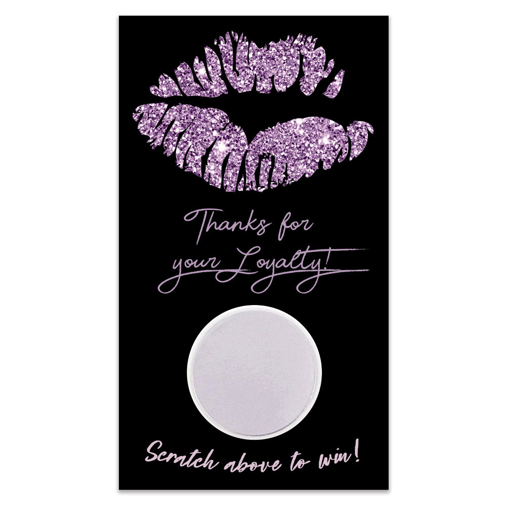 Lipstick Scratch Off Card
