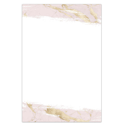 Gold Glitter and Marbled Thank You Cards