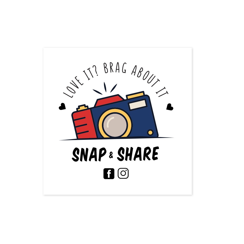 Love it, brag about it picture selfie sticker