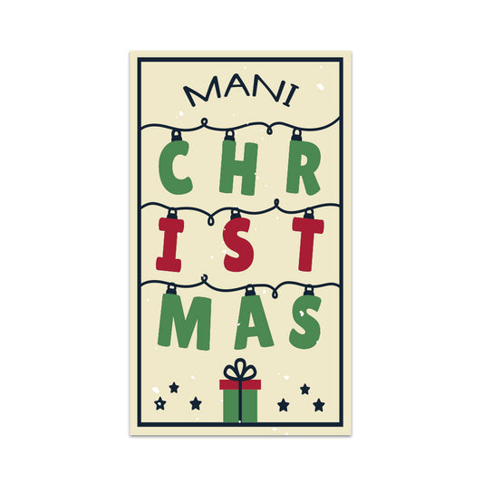 Mani Christmas Twosie Sample Card Christmas Lights Design