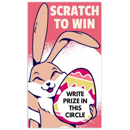 Easter Bunny Loyalty Scratch Card