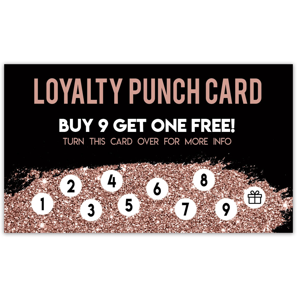 Customer Loyalty Punch Card